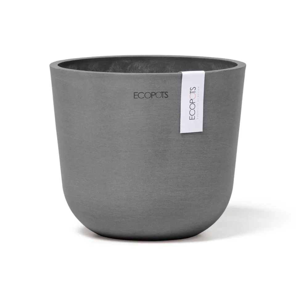 ecopots-oslo-mini-16-vase-gris-16-x-14-cm image 1
