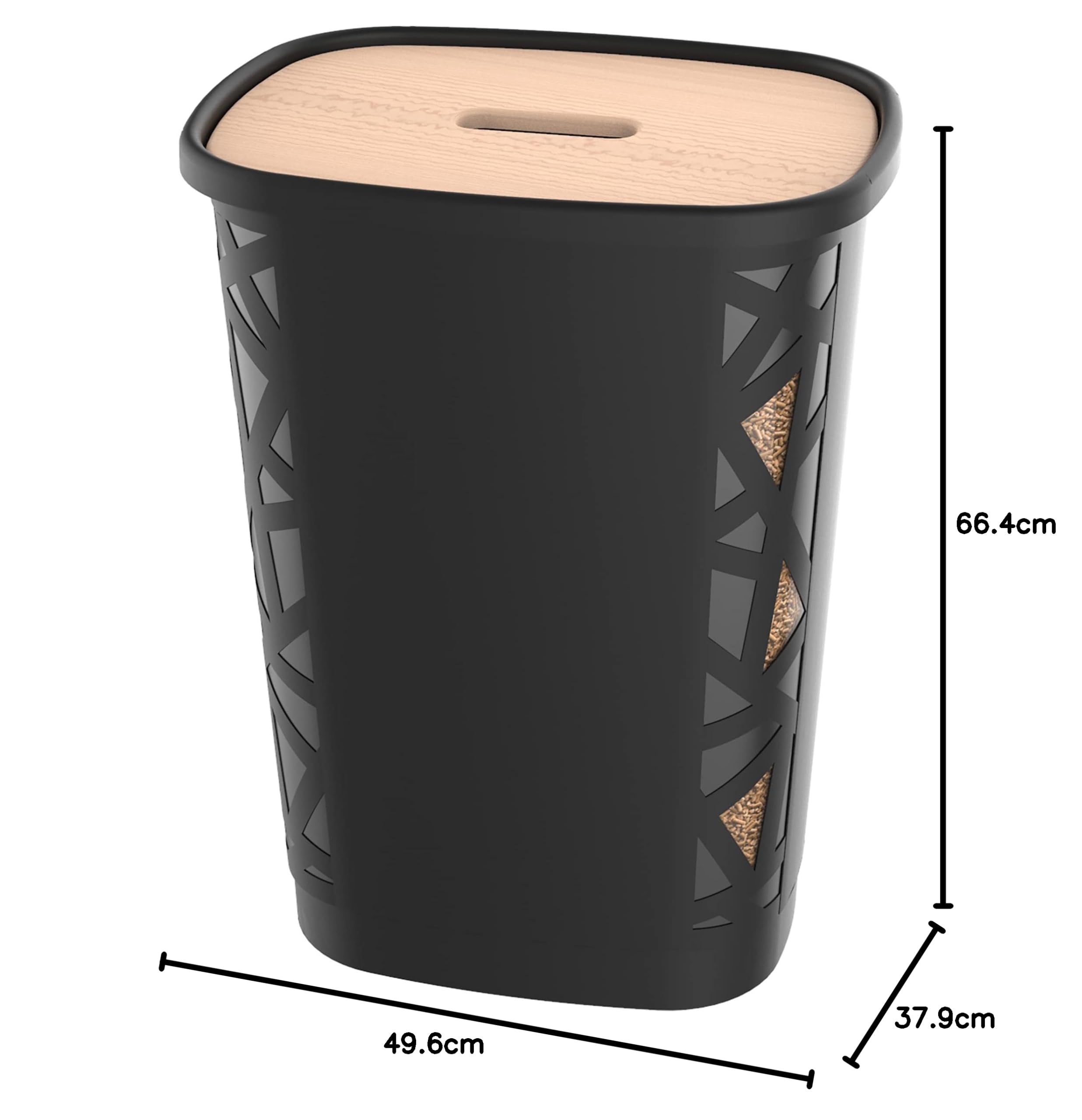 eda-coffre-granul-s-de-bois-xl-noir-45-kg image 8