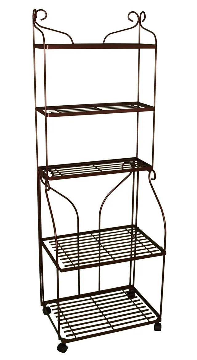 louis-moulin-536-tag-re-plante-boulang-re-volute-fer-vieilli image 1