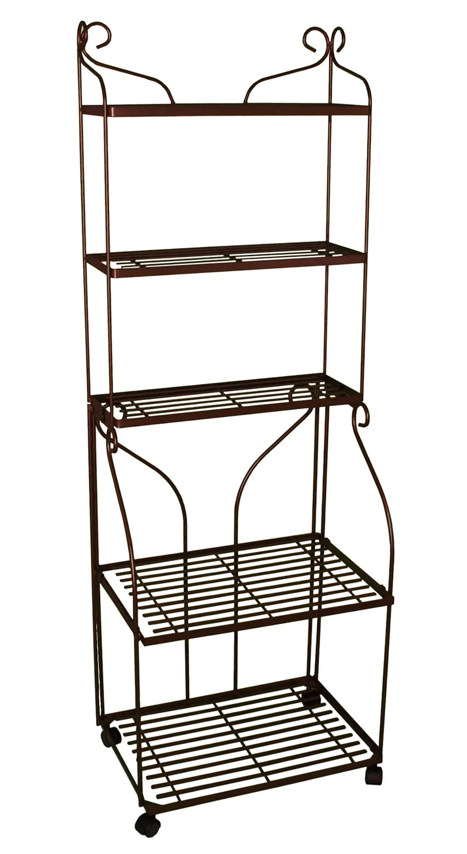 louis-moulin-536-tag-re-plante-boulang-re-volute-fer-vieilli image 1