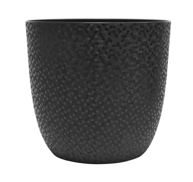 eda-opale-cache-pot-22-cm-noir image 1