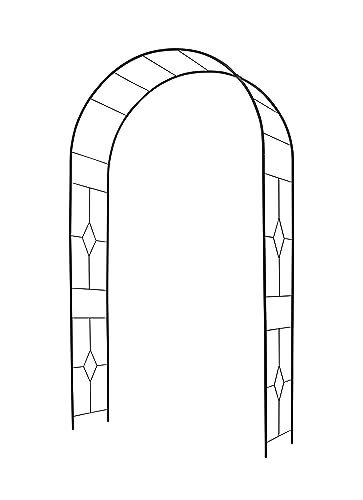 louis-moulin-arche-de-jardin-vitrail-tube-rond-16-mm-130x40x250-cm-noir image 6