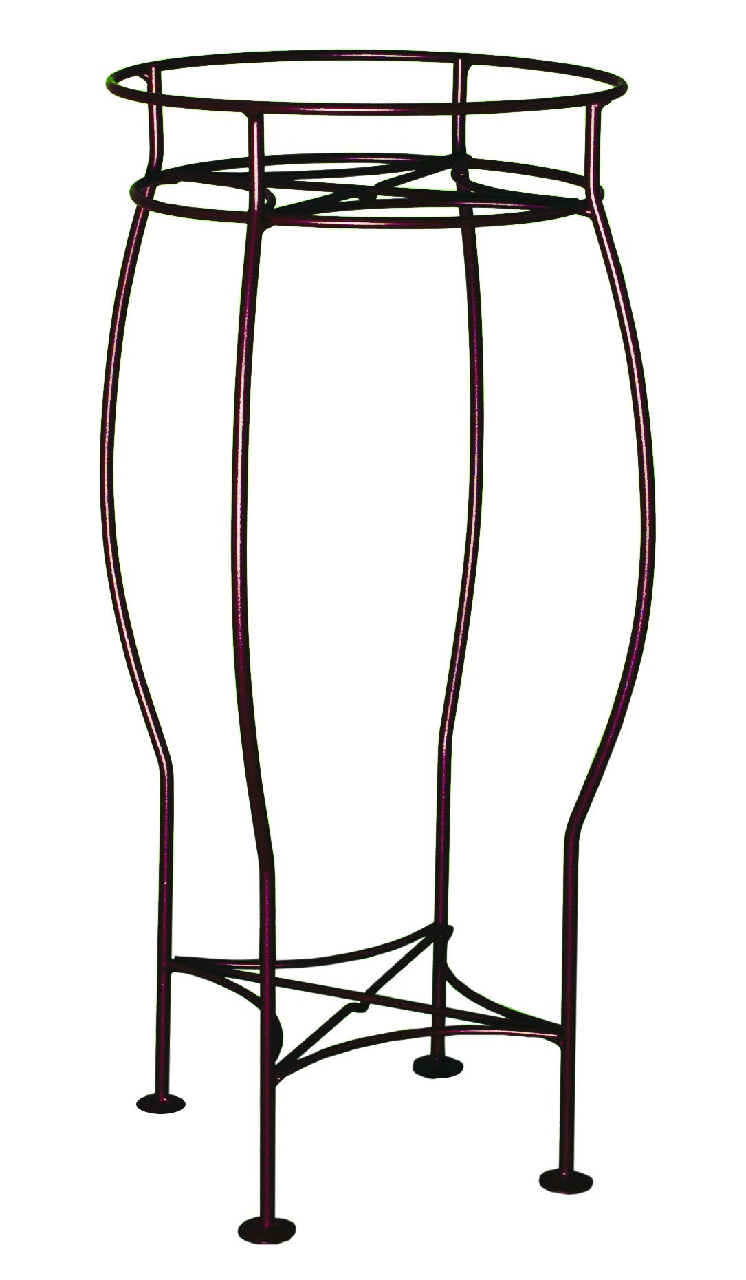 louis-moulin-sellette-ronde-ht-60-pour-pot-26-cm-fer-vieilli image 1