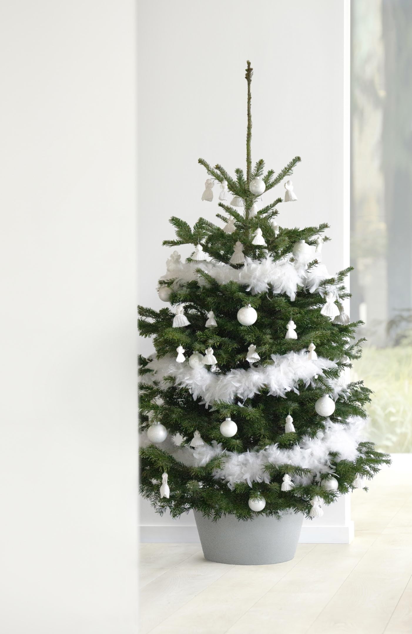 ecopots-pot-pour-sapin-de-no-l-xl-50-blanc-gris-50-x-h-24-cm-27-5-l image 2