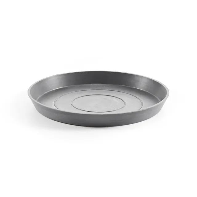 ecopots-amsterdam-soucoupe-round-25-gris-21-x-h-2-5-cm image 1