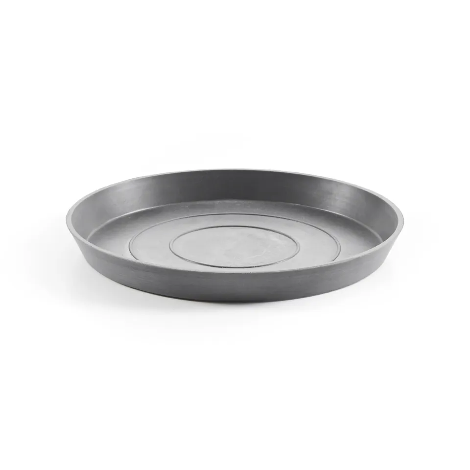 ecopots-amsterdam-soucoupe-round-25-gris-21-x-h-2-5-cm image 1