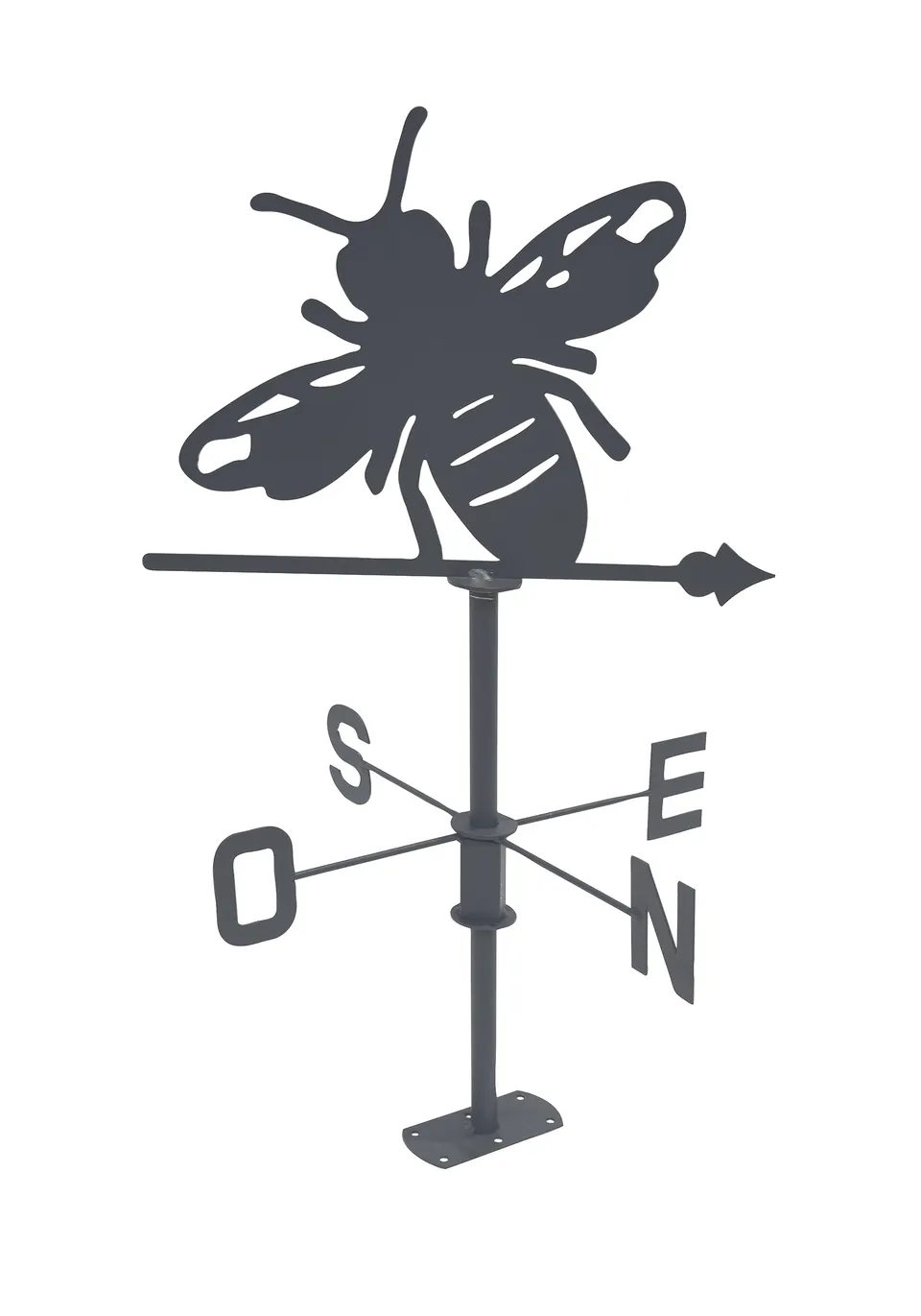 louis-moulin-girouette-abeille-45x74-cm-anthracite image 1