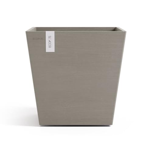 ecopots-rotterdam-35-pot-carr-taupe-avec-r-servoir-d-eau-35-2-x-35-2-x-h-34-cm-3 image 6
