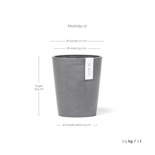 ecopots-morinda-orchid-e-pot-de-fleurs-gris-17-cm image 7