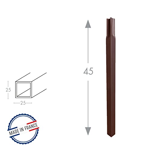 louis-moulin-pack-2-tubes-carr-25-enfoncer-45-cm-fer-vieilli image 4