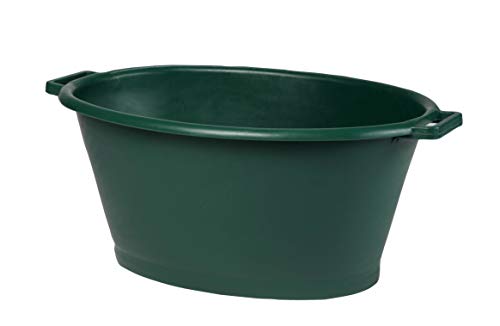 eda-baquet-ovale-50-l-seau-plastique-65-x-50-x-30-cm-vert image 2