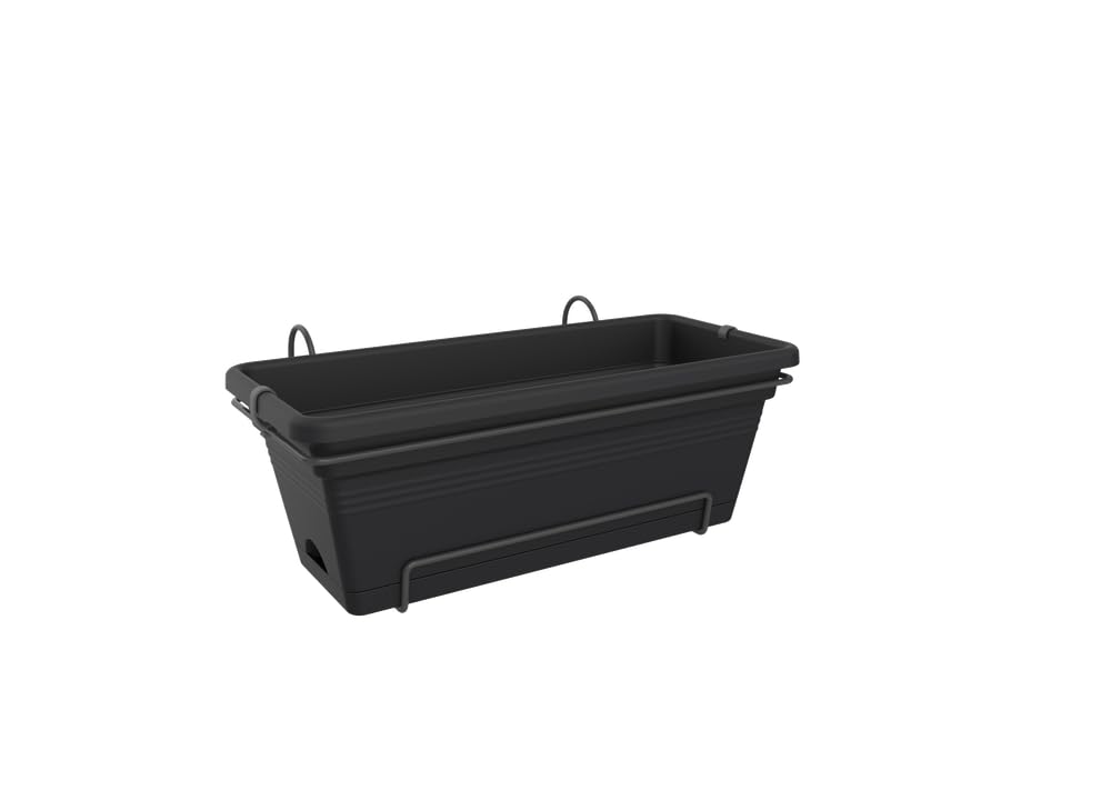 elho-green-basics-balconni-re-xl-allin-1-55-cm-18-l-living-noir-avec-soucoupe image 2