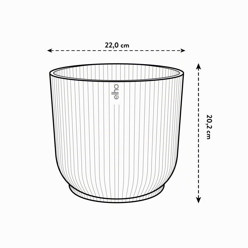 elho-vibes-fold-ronde-22-cm-avec-irrigation-pot-anthracite image 4