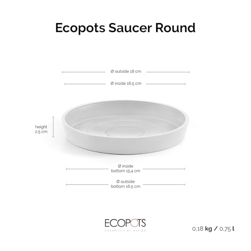 ecopots-soucoupe-round-20-blanc-pur-18-x-h-2-5-cm image 7