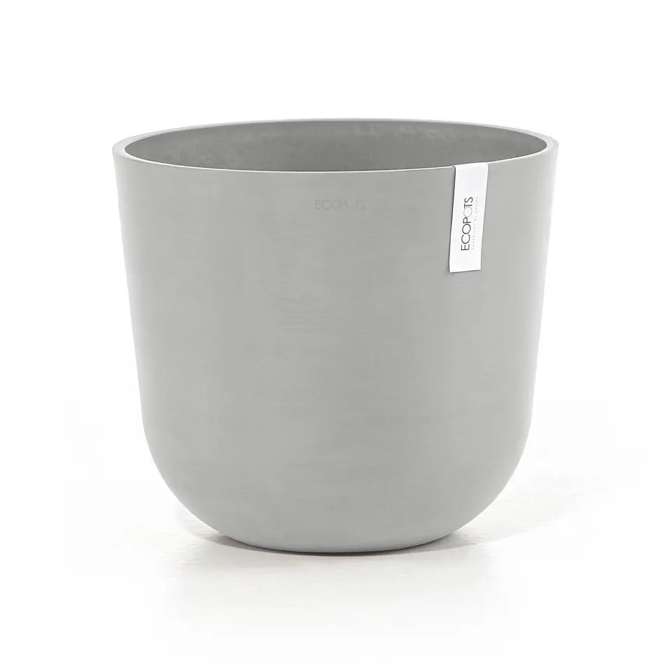 ecopots-oslo-35-pot-rond-blanc-gris-avec-r-servoir-d-eau-35-x-h-30-5-cm-21-7-l image 1