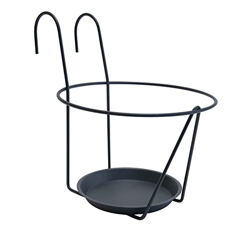 louis-moulin-porte-pots-soucoupe-crochet-25-cm-anthracite image 4
