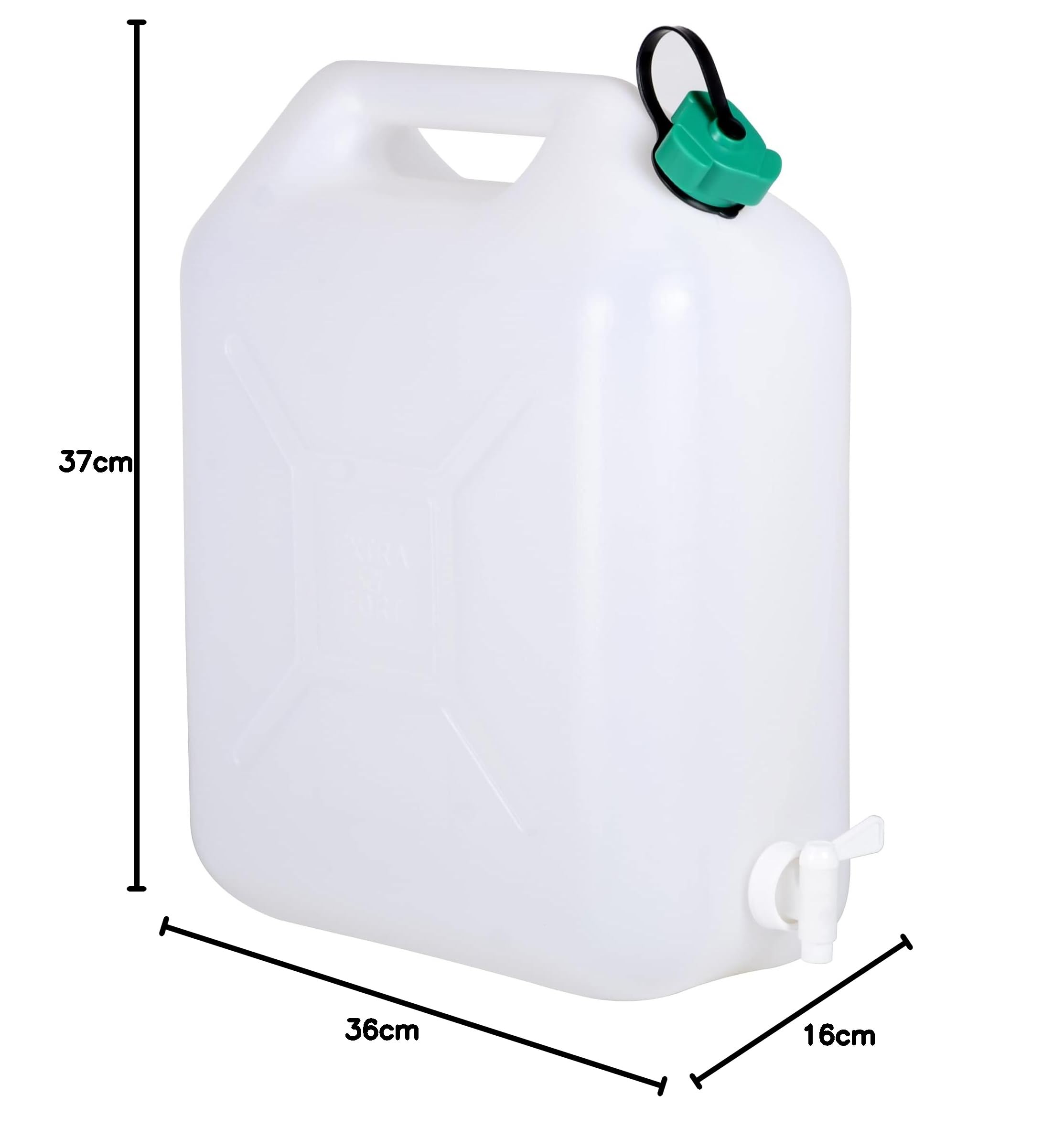 eda-bidon-eau-jerrican-15-l-extra-fort-avec-robinet-36-x-16-x-37-cm-naturel image 2
