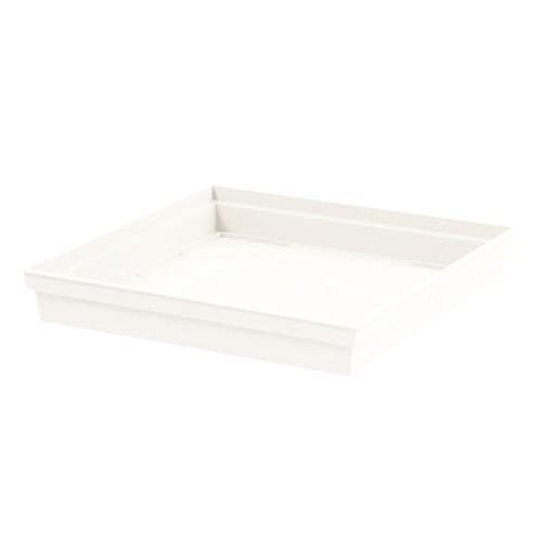 eda-toscane-soucoupe-carr-e-26-7-cm-blanc-pour-pot-32-cm image 3