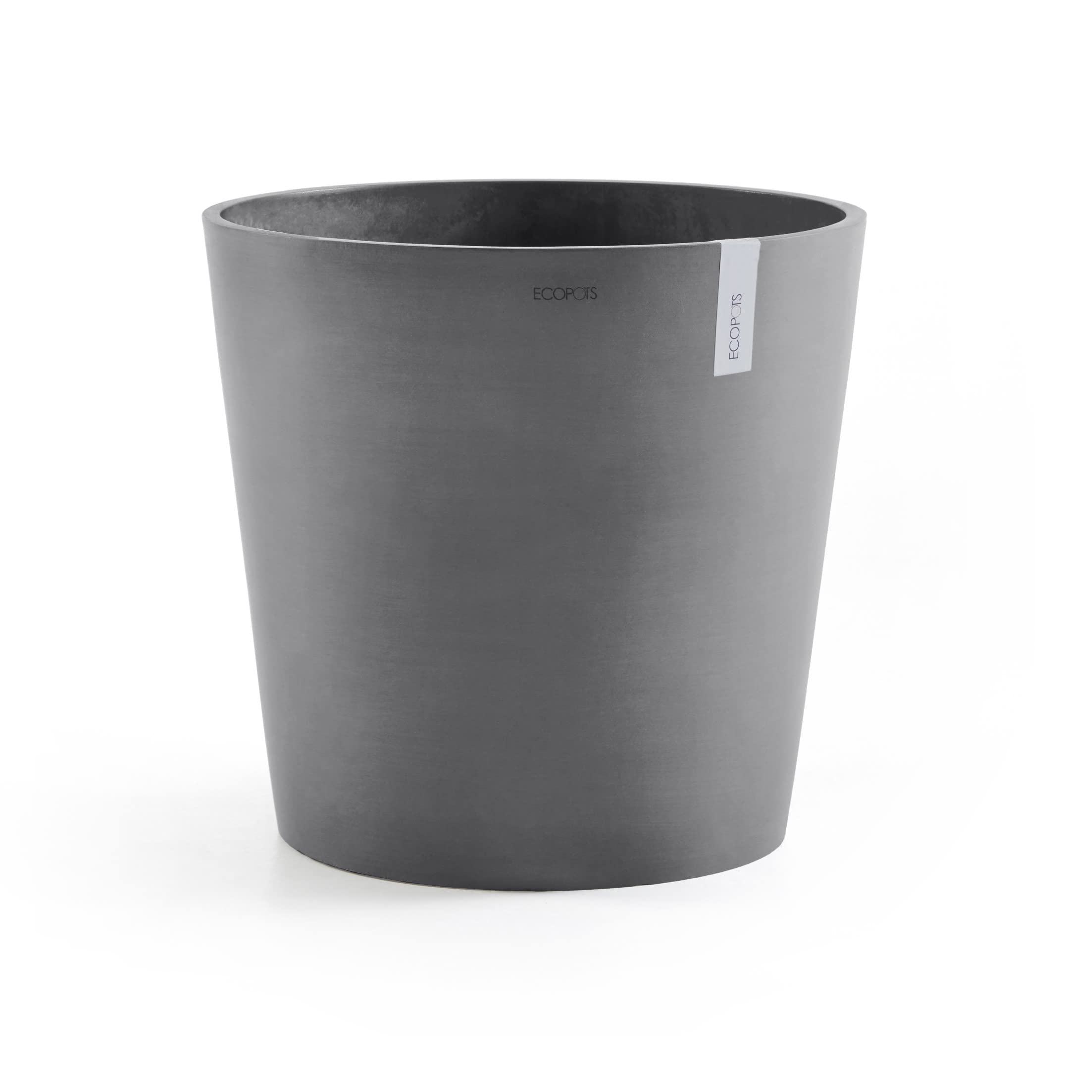 ecopots-amsterdam-rond-50-cm-grand-pot-en-plastique-recycl image 1