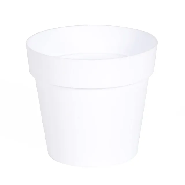 eda-toscane-pot-de-fleur-rond-15-cm-1-6-l-blanc-15-3-x-h-13-7-cm image 1