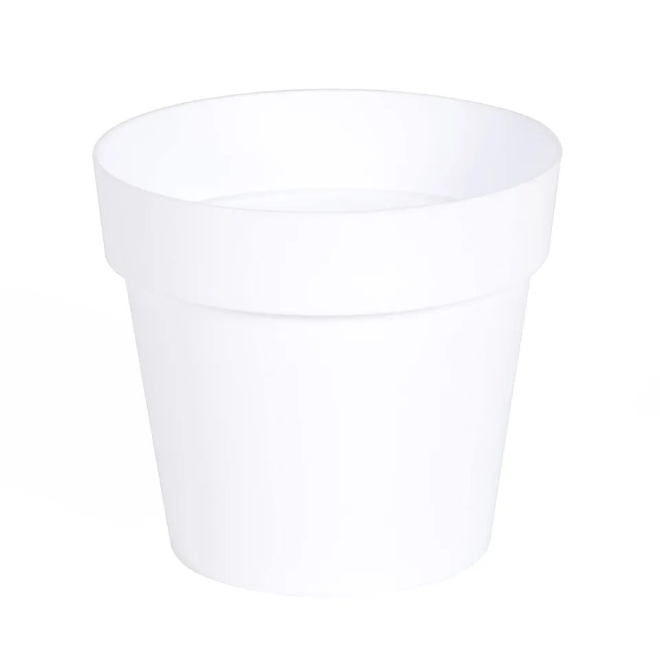 eda-toscane-pot-de-fleur-rond-15-cm-1-6-l-blanc-15-3-x-h-13-7-cm image 1