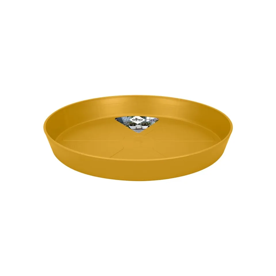 elho-loft-urban-soucoupe-ronde-17-cm-jaune-miel image 1