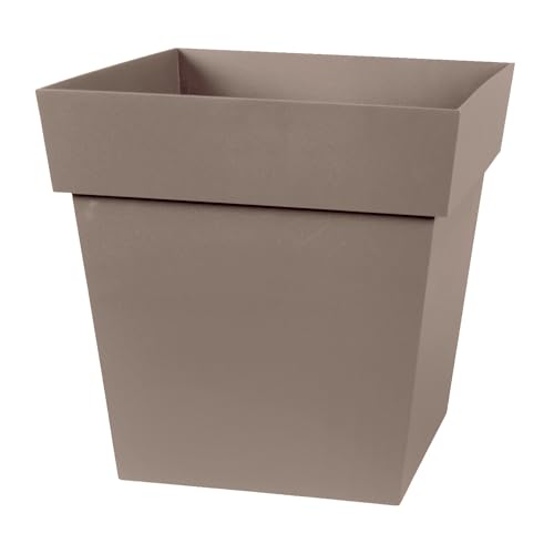 eda-pot-de-fleur-carr-toscane-32-cm-22-l-taupe-32-x-32-x-h-32-cm image 6
