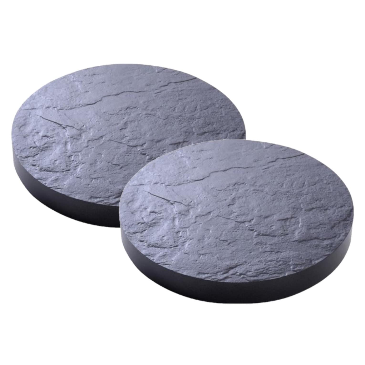 eda-support-roulettes-plantes-30-cm-150-kg-gris-ardoise-imitation-pierre image 3