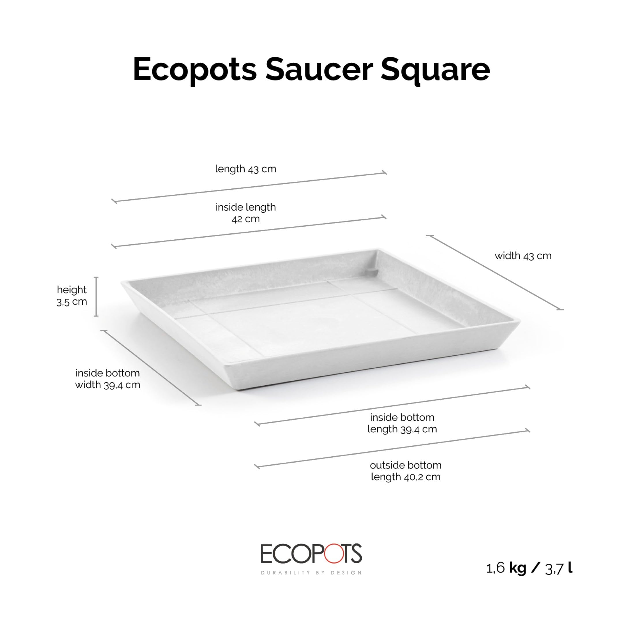 ecopots-soucoupe-carr-e-roulettes-60-pure-white-rotterdam-berlin image 2
