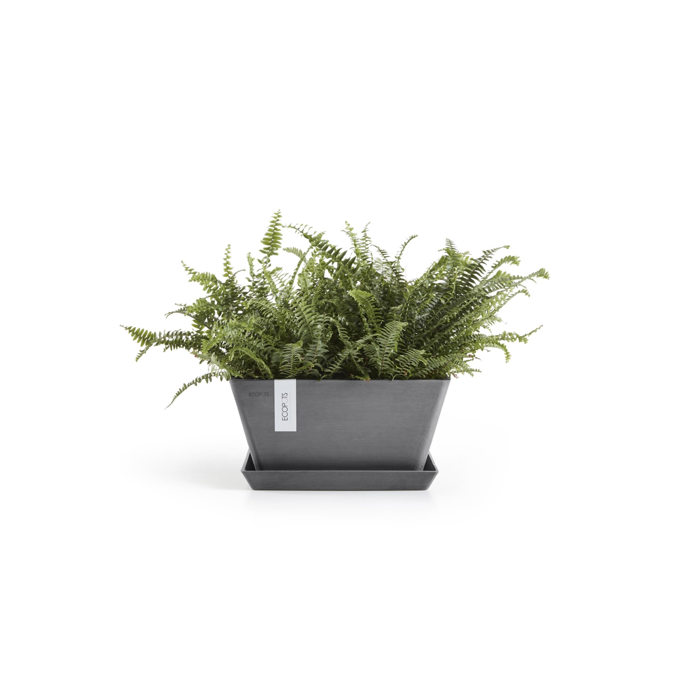 ecopots-berlin-pot-carr-gris-25-x-25-cm-pour-herbes image 7