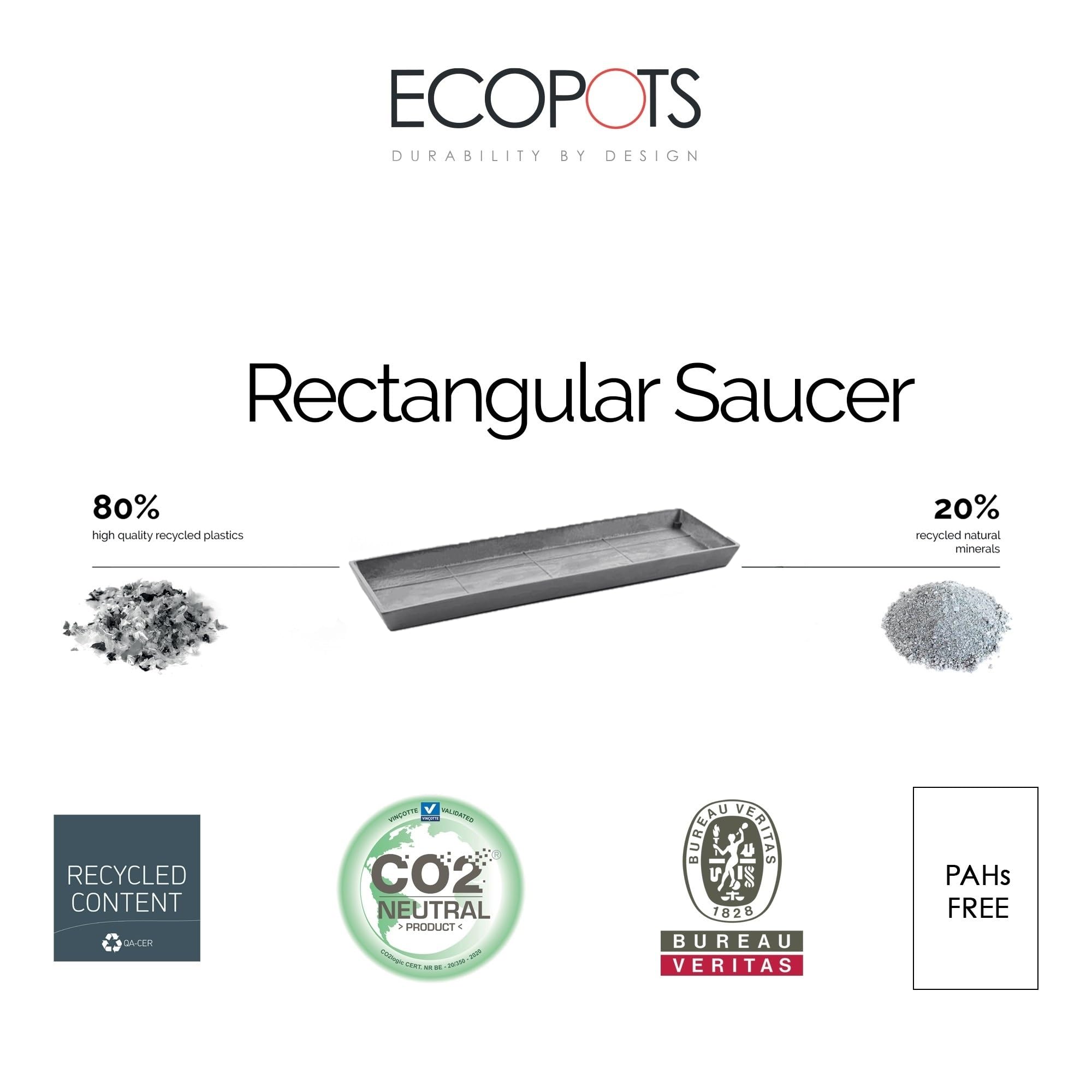 ecopots-soucoupe-rectangulaire-55-gris-53-5-x-15-5-x-h-3-3-cm image 2