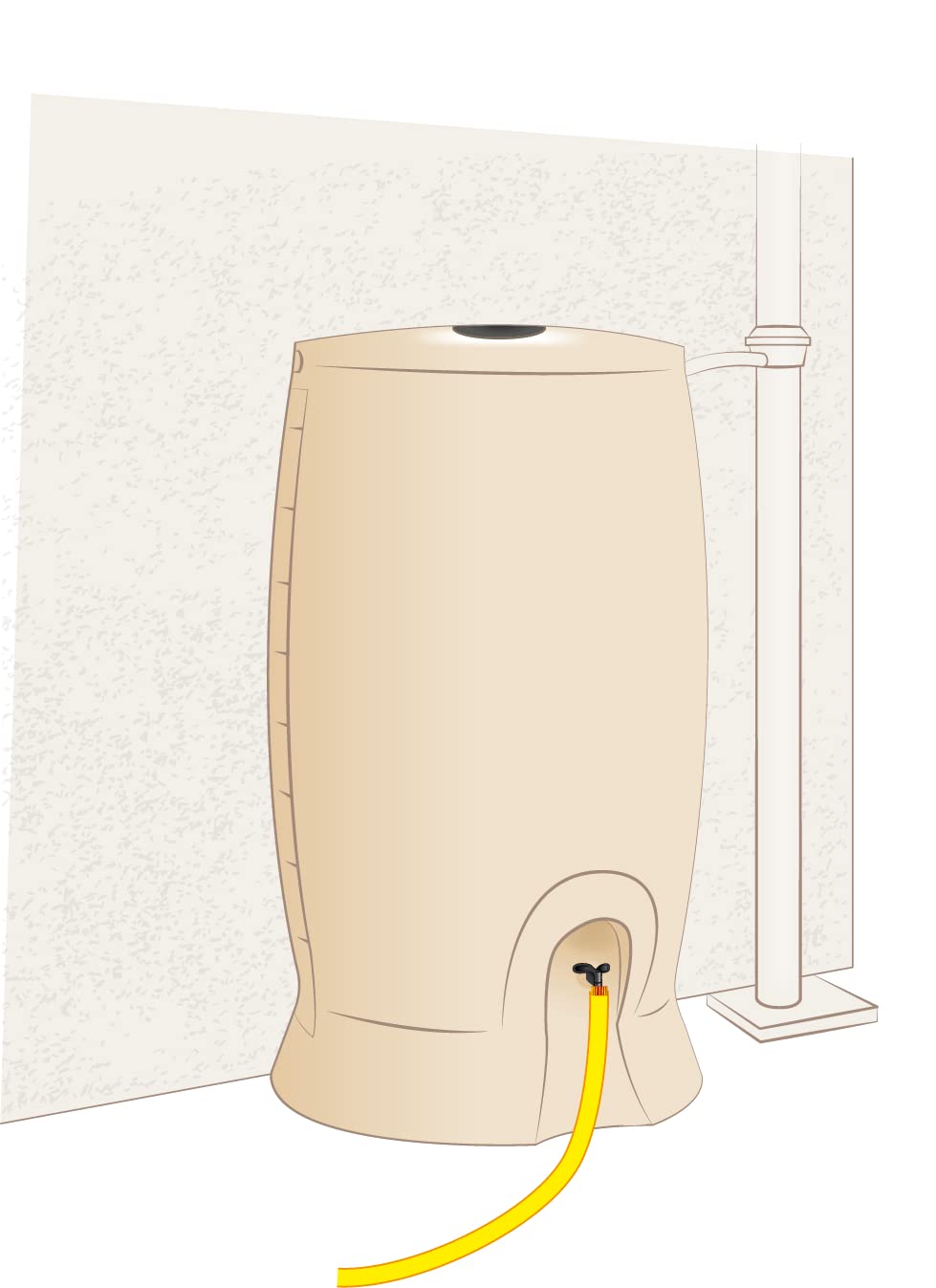 eda-r-cup-rateur-d-eau-r-cup-o-1000-l-beige-kit-collecteur-107-x-80-x-181-cm image 5