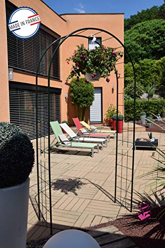 louis-moulin-arche-tube-rond-20-treillage-130x40x250-cm-vert-sapin image 8