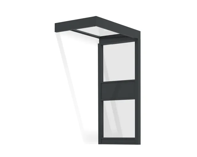 canopia-by-palram-sophia-kit-marquise-de-porte-0-9-x-1-5-m-avec-parois-lat-rales image 1