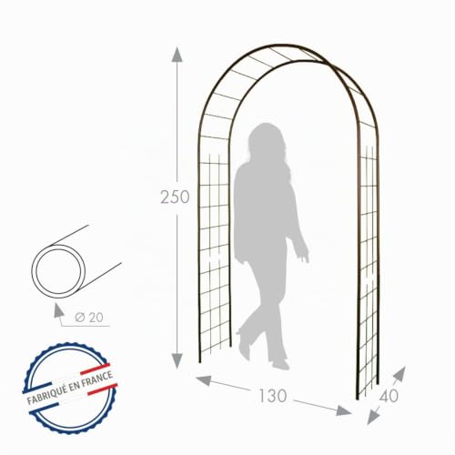 louis-moulin-3146-arche-jardin-treillage-m-tal-fer-vieilli-130-x-250-cm image 7