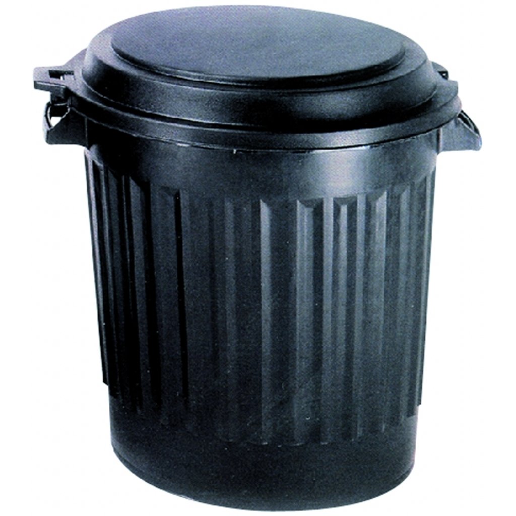 eda-poubelle-d-ext-rieur-eco-80-l-couvercle-verrouillable-noire image 1