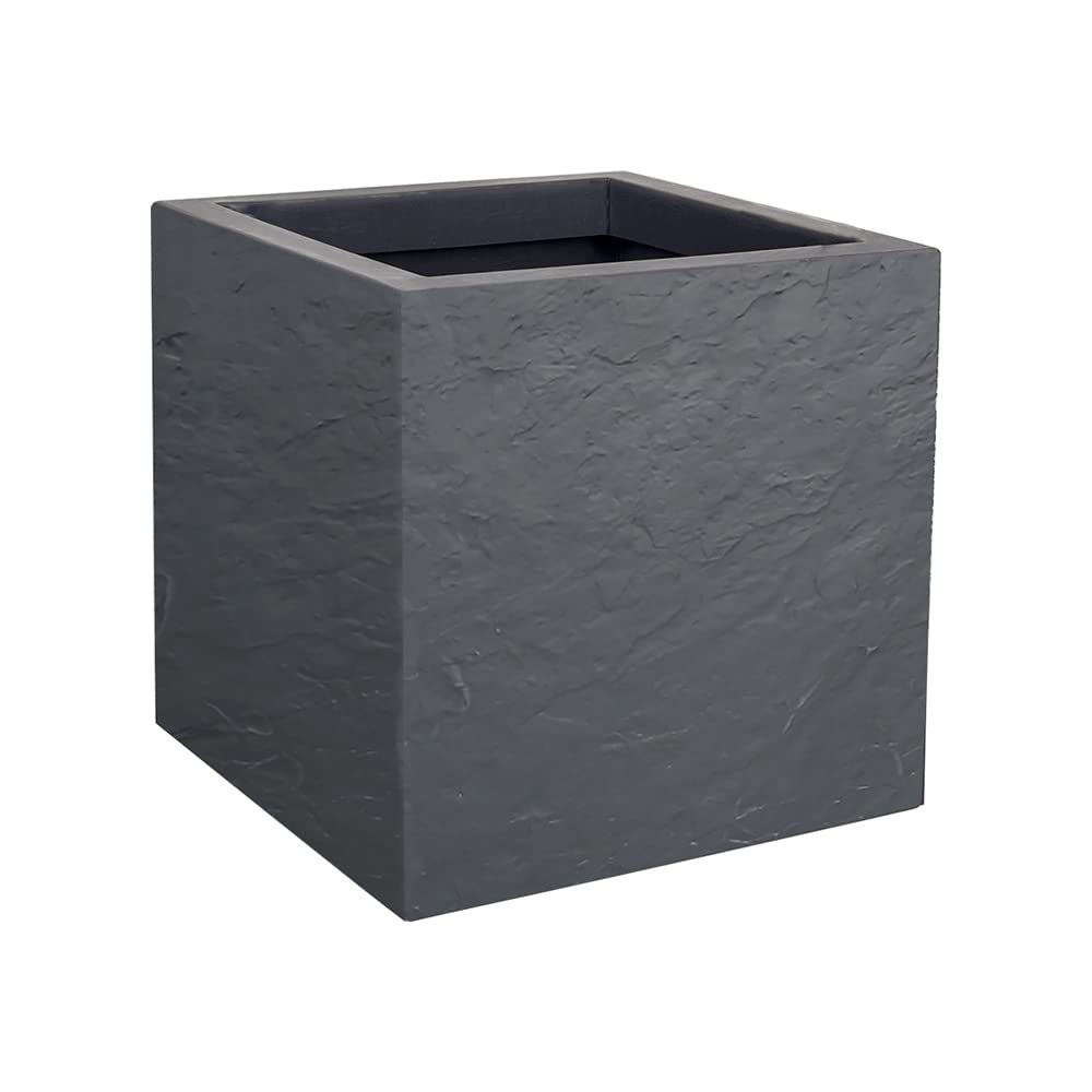 eda-volcania-up-pot-carr-21-l-29-5-cm-d-cor-pierre-avec-r-tention-d-eau-gris-ant image 1