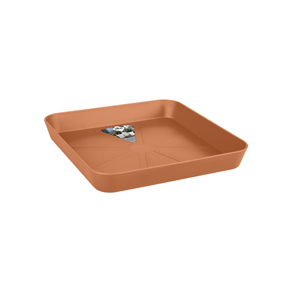 elho-loft-urban-soucoupe-carr-e-28-cm-terre-cuite-27-5-x-27-5-x-4-3-cm image 1
