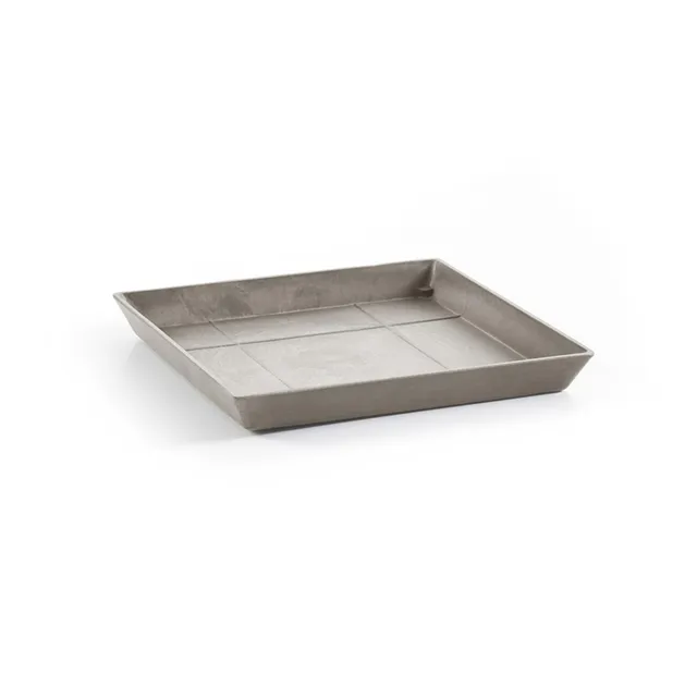 ecopots-square-soucoupe-40-taupe-35-5-x-35-5-x-h-3-5-cm-pour-rotterdam-40 image 1