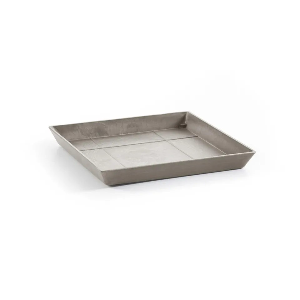 ecopots-square-soucoupe-40-taupe-35-5-x-35-5-x-h-3-5-cm-pour-rotterdam-40 image 1