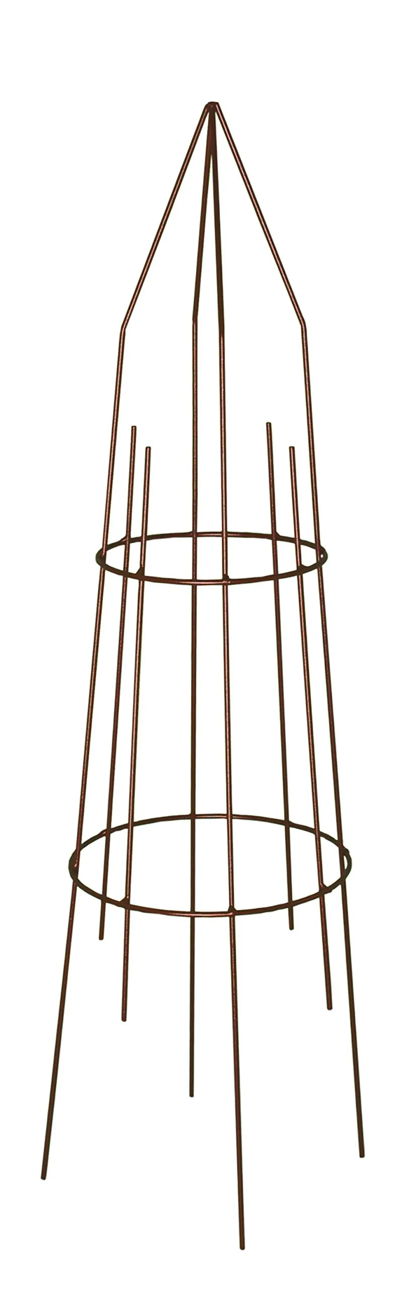 louis-moulin-tipi-rond-27x97-cm-fer-vieilli-tuteur-plantes-grimpantes image 1