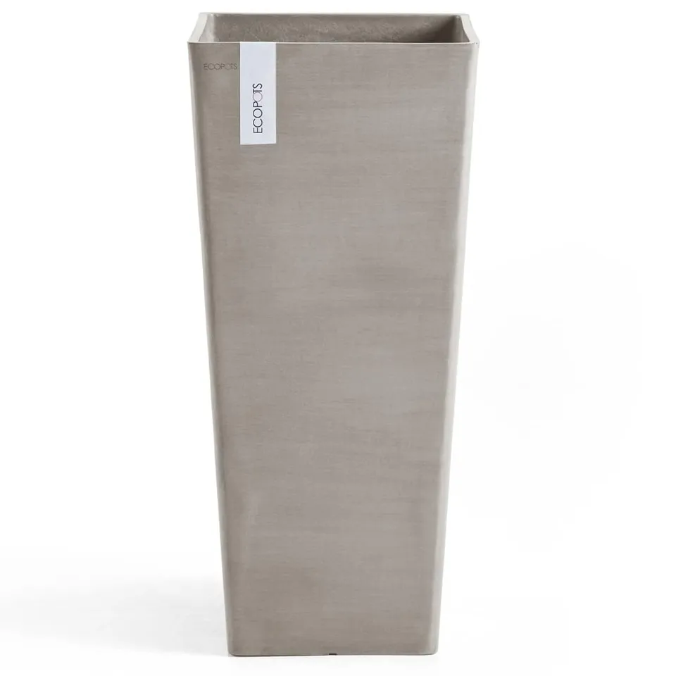 ecopots-rotterdam-haut-70-cm-taupe-pot-42-l image 1