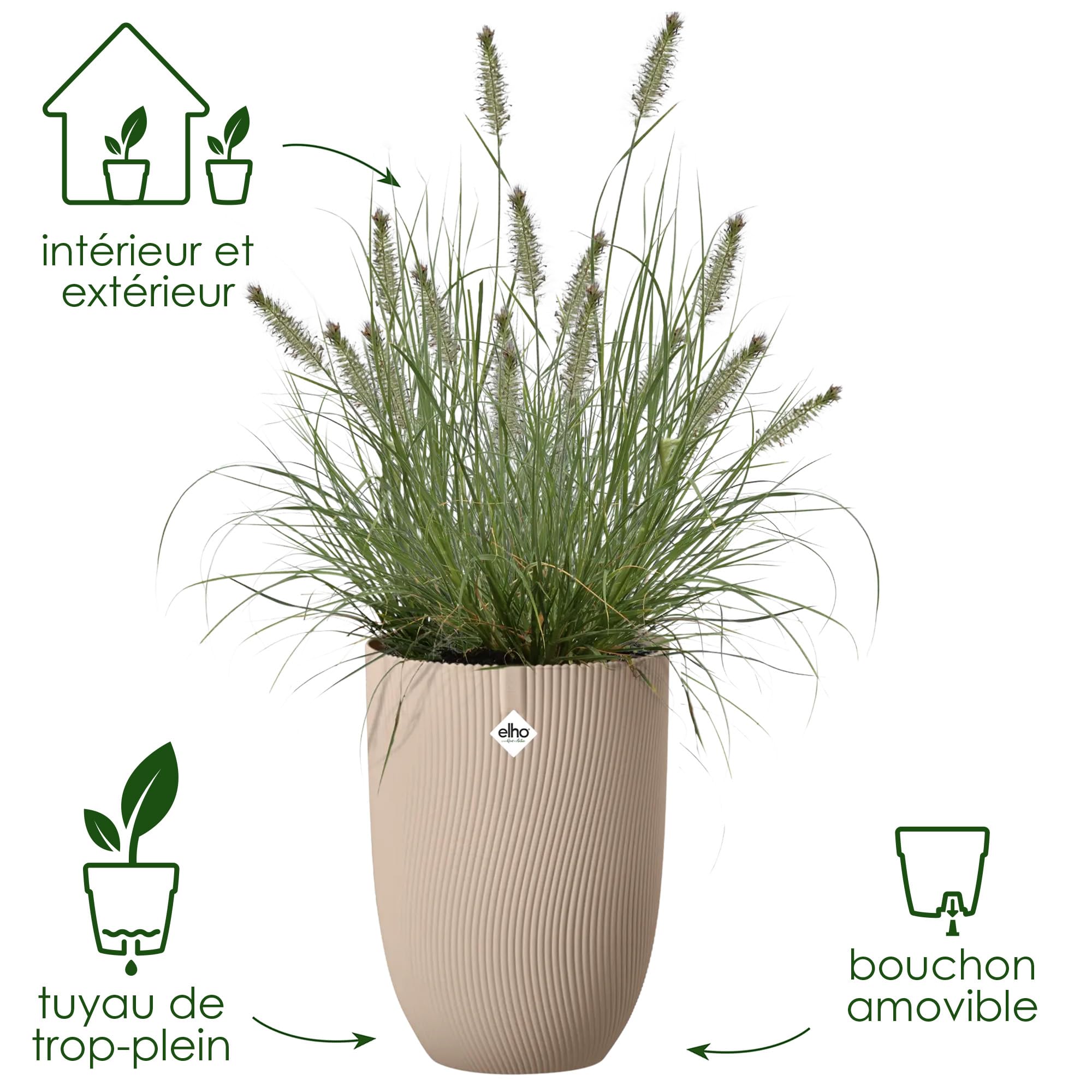 elho-sereh-haut-30-cm-pot-de-fleur-cool-clay-29-5-x-h-40-5-cm image 2
