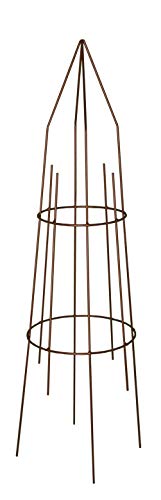 louis-moulin-tipi-rond-27x97-cm-fer-vieilli-tuteur-plantes-grimpantes image 4