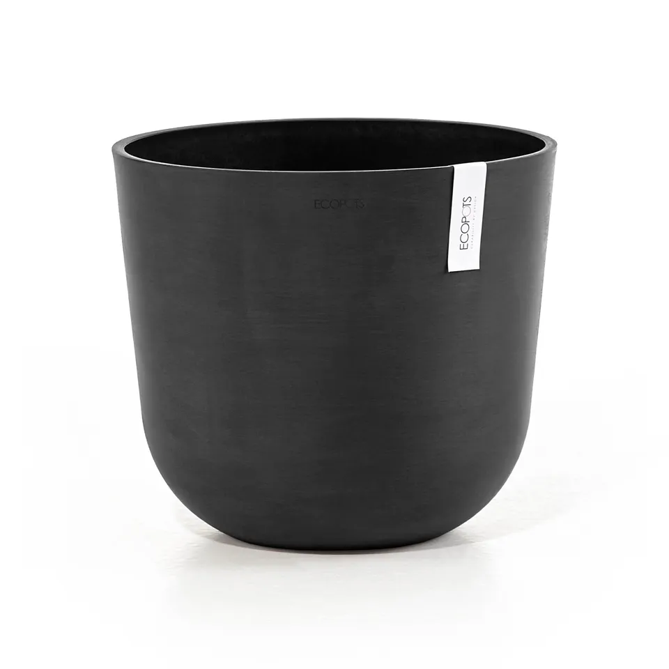 ecopots-pot-rond-oslo-35-gris-fonc-35-x-h-30-5-cm-21-7-l image 1