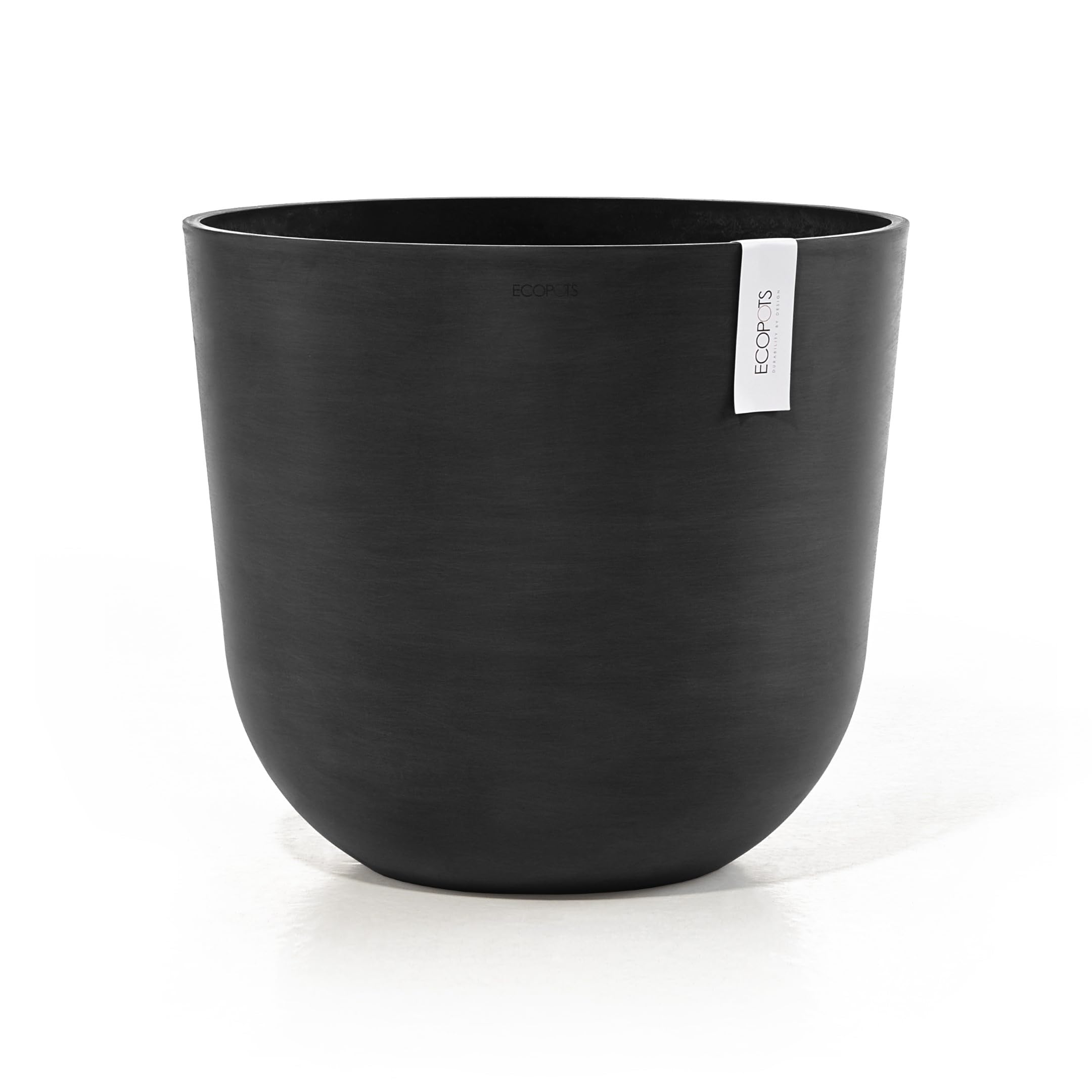 ecopots-pot-rond-oslo-45-gris-fonc-r-servoir-d-eau-45-x-h-39-2-cm-46-6-l image 1