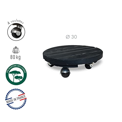 louis-moulin-roule-plante-bois-rond-30-cm-anthracite-origine-france-garantie image 5