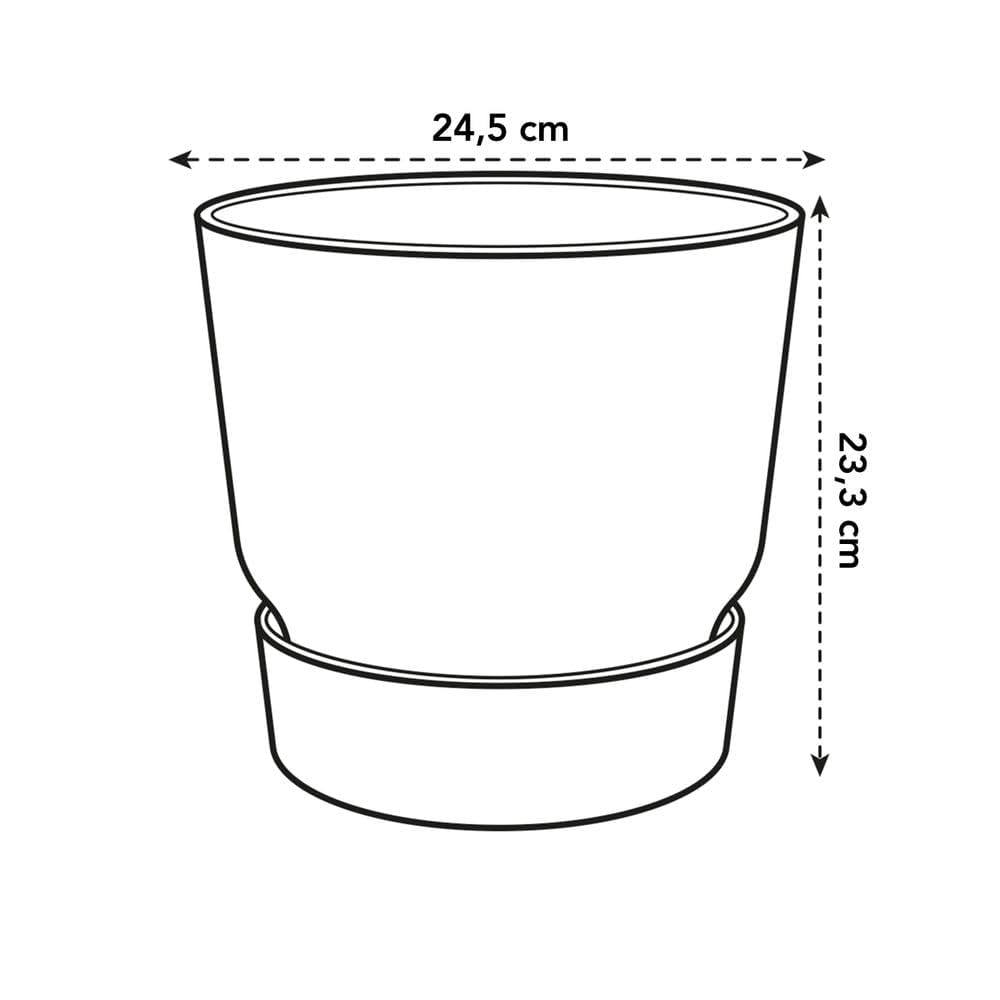 elho-greenville-rond-25-cm-pot-de-fleur-blanc-avec-soucoupe-int-gr-e image 5