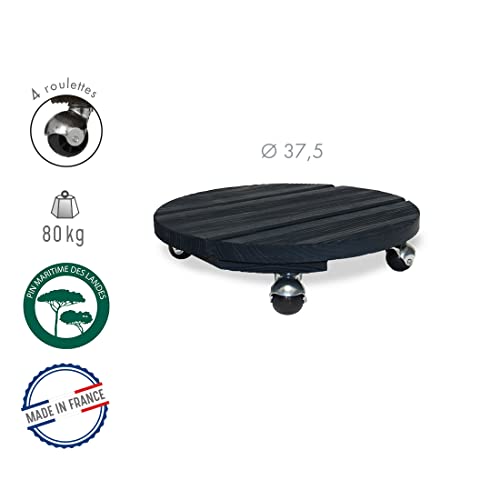louis-moulin-roule-plante-bois-rond-37-cm-anthracite-origine-france-garantie image 5