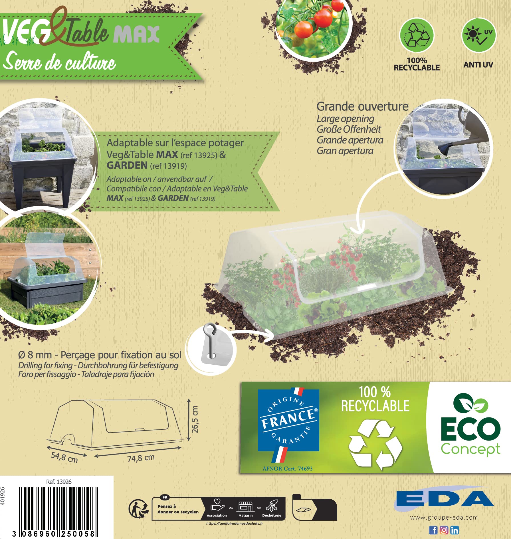 eda-serre-de-culture-pour-espace-potager-veg-table-max-transparent image 6
